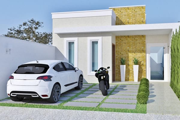 Contemporary floor plan