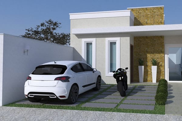 Contemporary floor plan