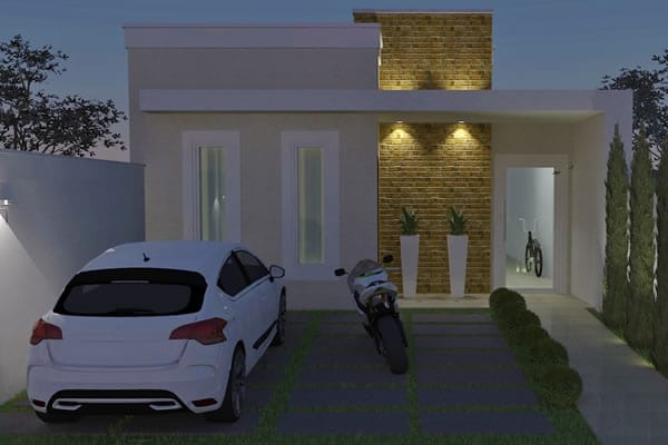 Contemporary floor plan