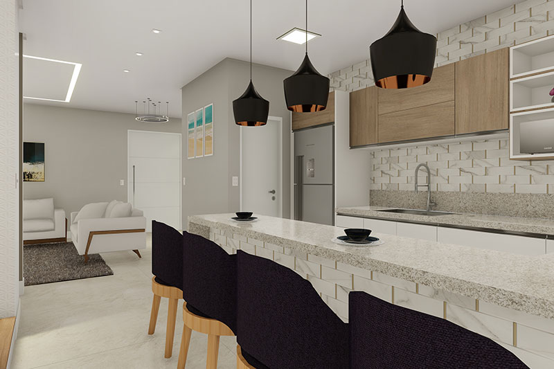 Floor plan with 3 bedrooms