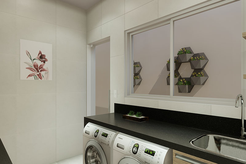 Floor plan with 3 bedrooms