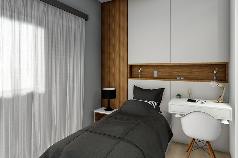 Floor plan with 3 bedrooms
