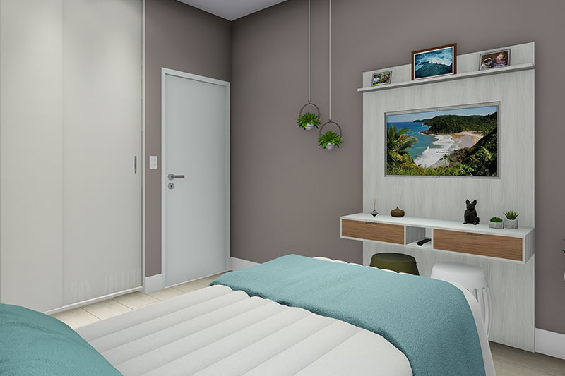 Floor plan with 3 bedrooms