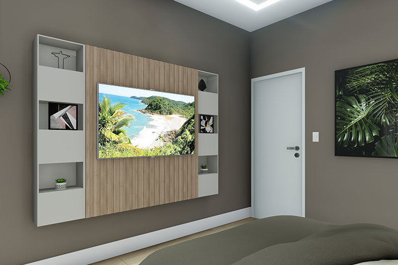 Floor plan with 3 bedrooms