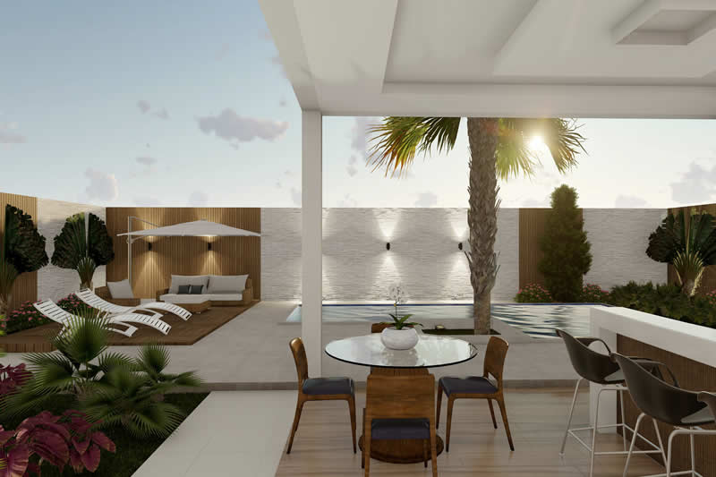 Project of sobrado with imposing facade