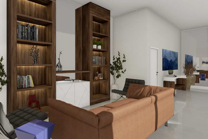 Project of sobrado with imposing facade