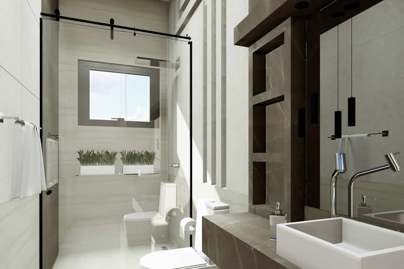 Project of sobrado with imposing facade