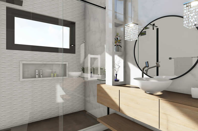 Project of sobrado with imposing facade