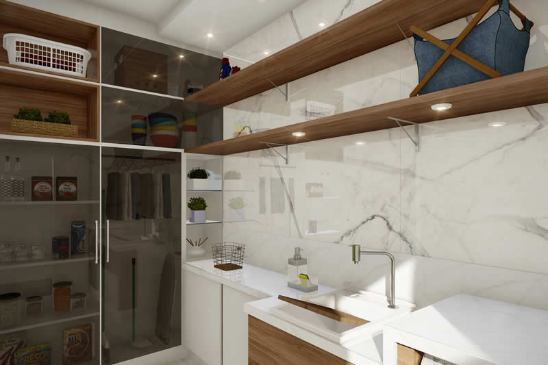 House project with balcony
