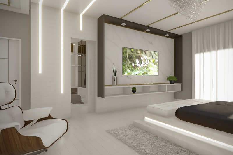 House project with balcony