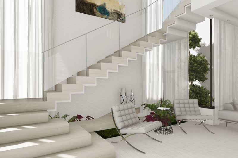 Modern sobrado project with 4 suites