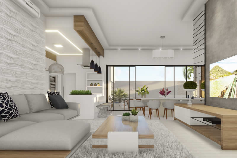 Modern sobrado project with 4 suites