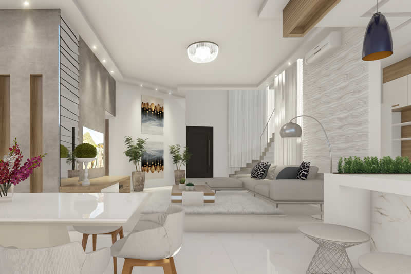 Modern sobrado project with 4 suites