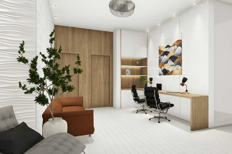 Modern sobrado project with 4 suites