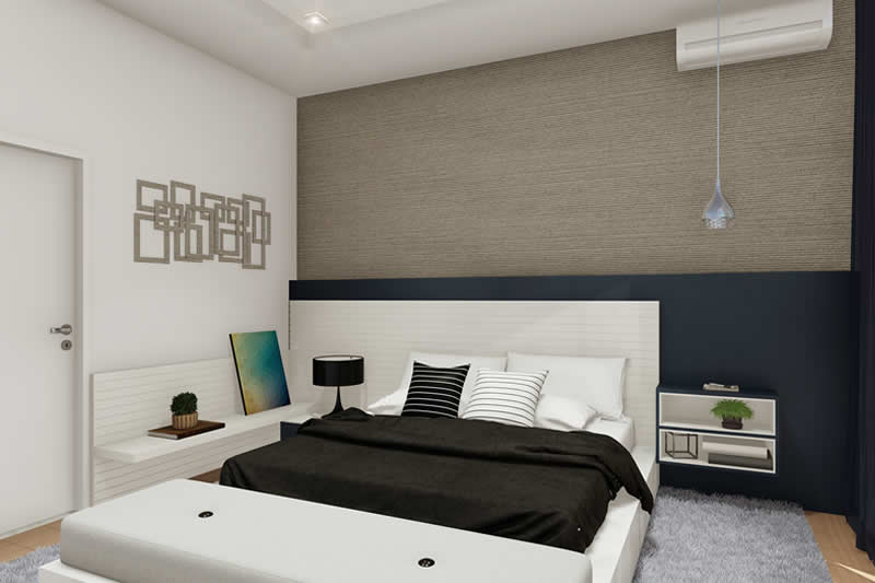 Modern sobrado project with 4 suites