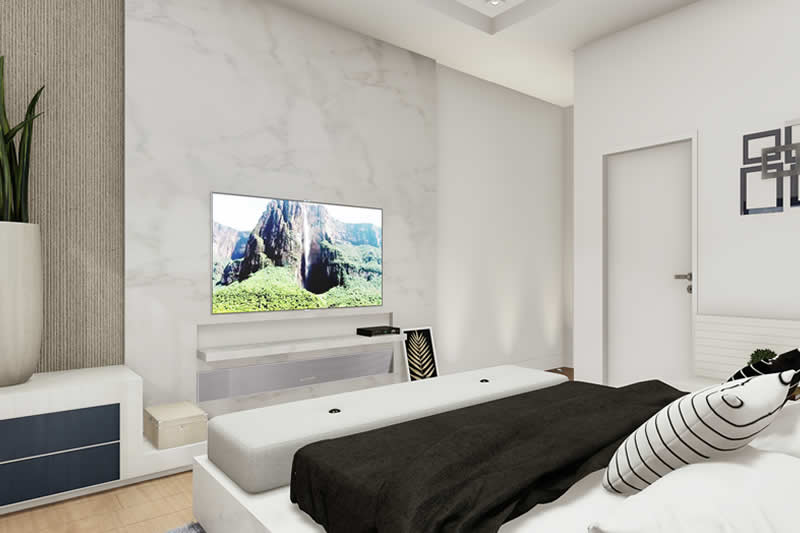 Modern sobrado project with 4 suites