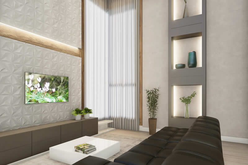Single storey house for large plot