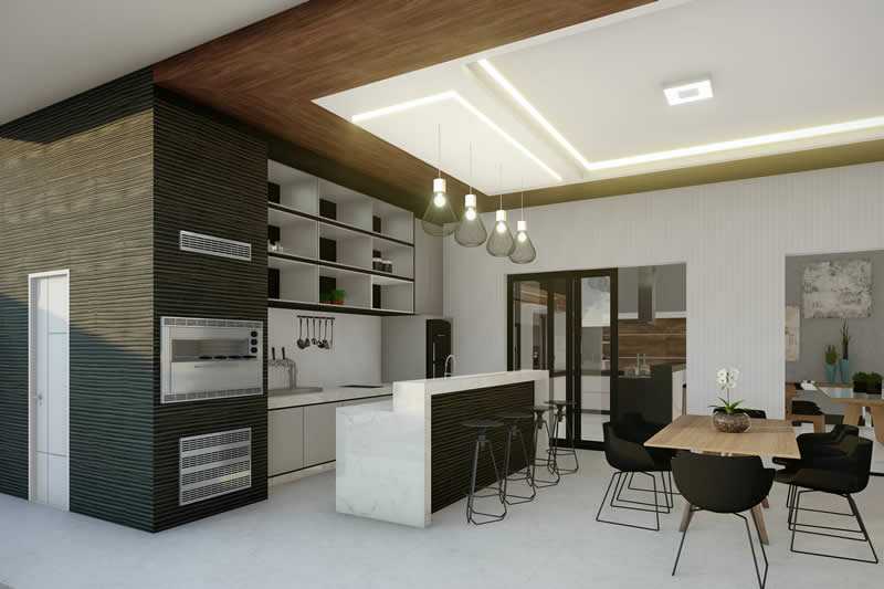 Single storey house for large plot