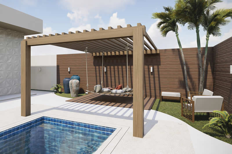 Single storey house for large plot
