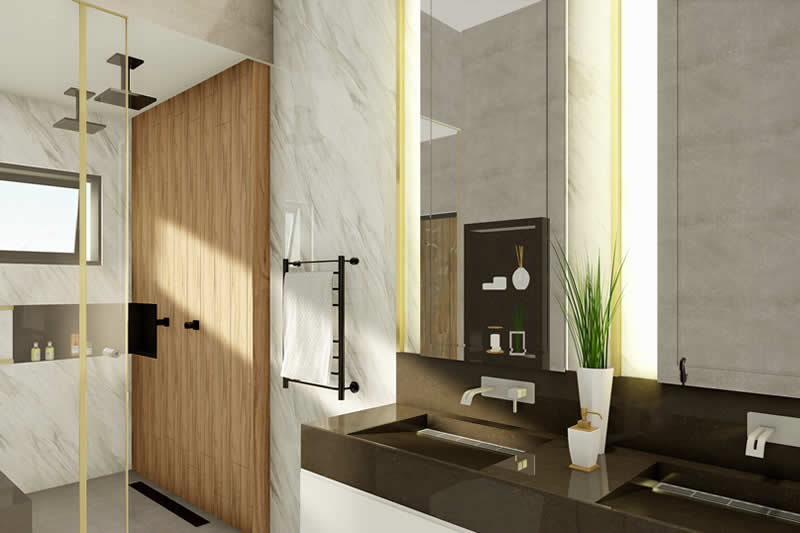 Single storey house for large plot
