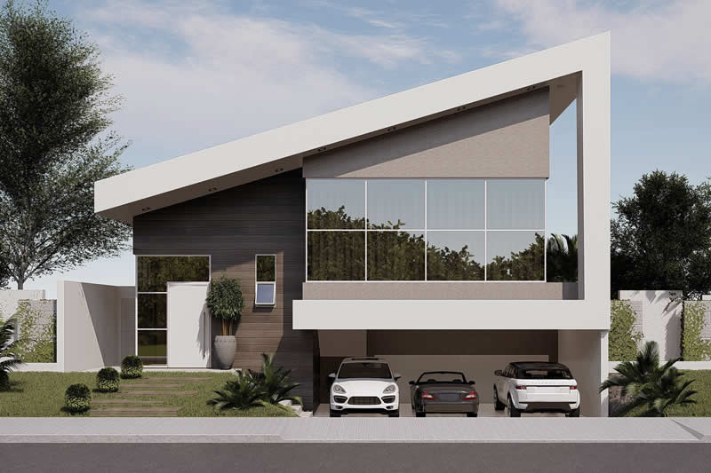 Floor plan with underground garage
