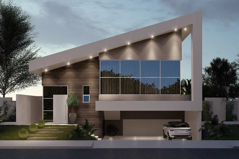 Floor plan with underground garage
