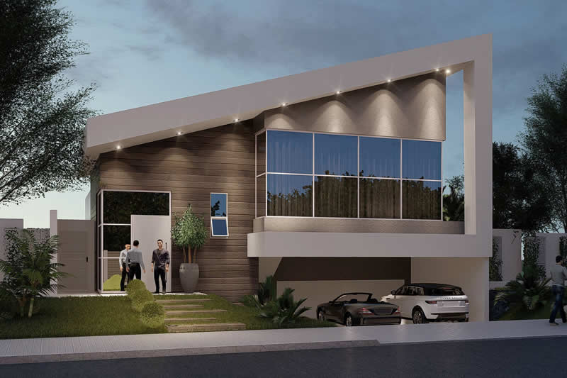 Floor plan with underground garage