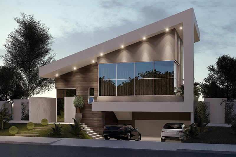 Floor plan with underground garage