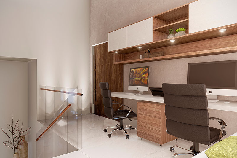 Floor plan with underground garage