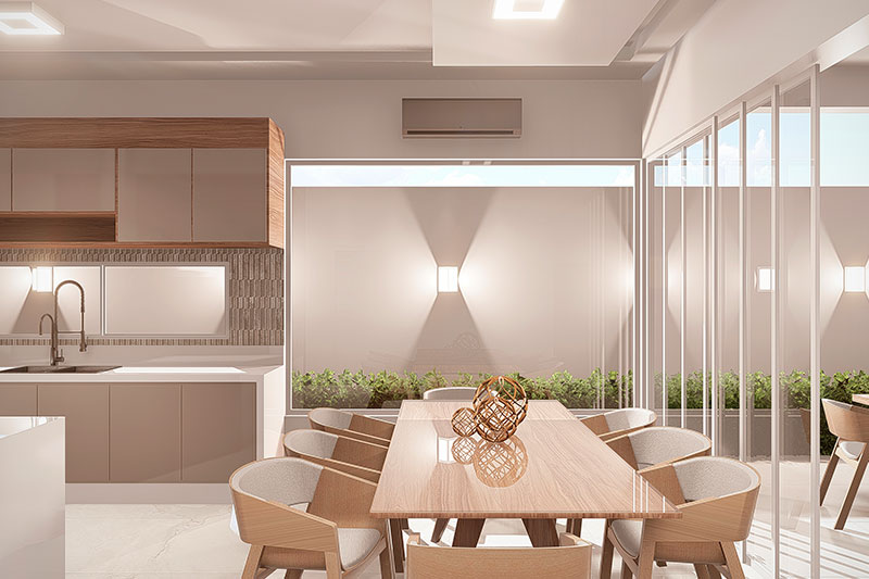 Floor plan with underground garage