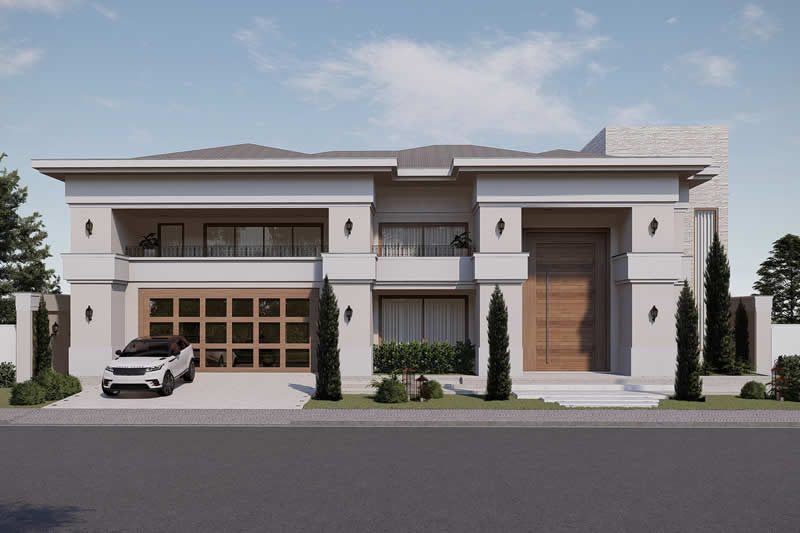 Neoclassical mansion project