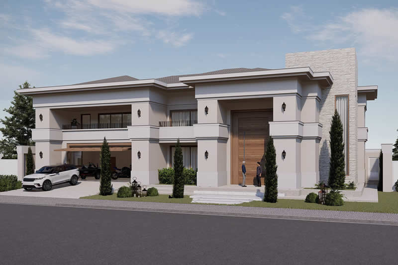 Neoclassical mansion project
