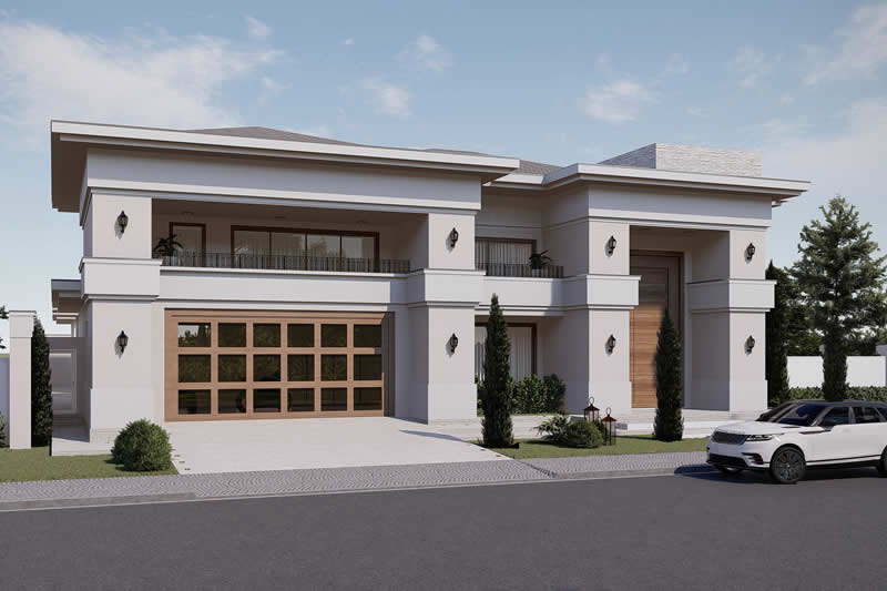 Neoclassical mansion project