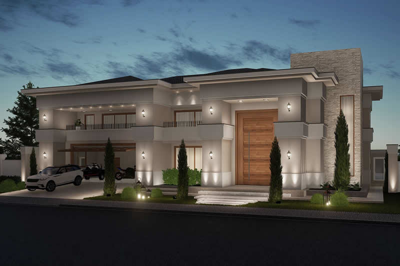Neoclassical mansion project