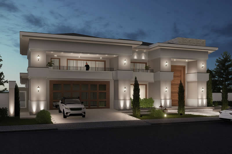 Neoclassical mansion project