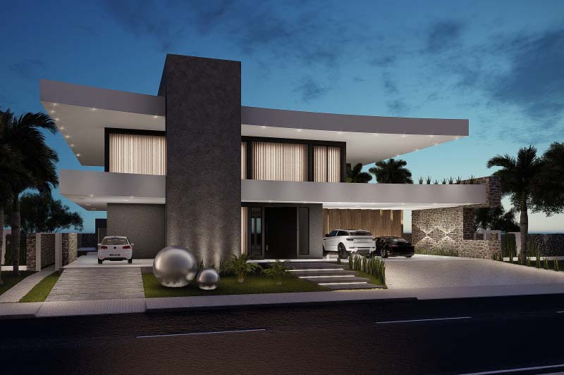 Contemporary mansion project