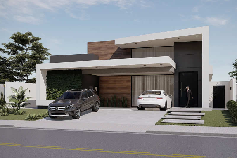 Modern mansion plan