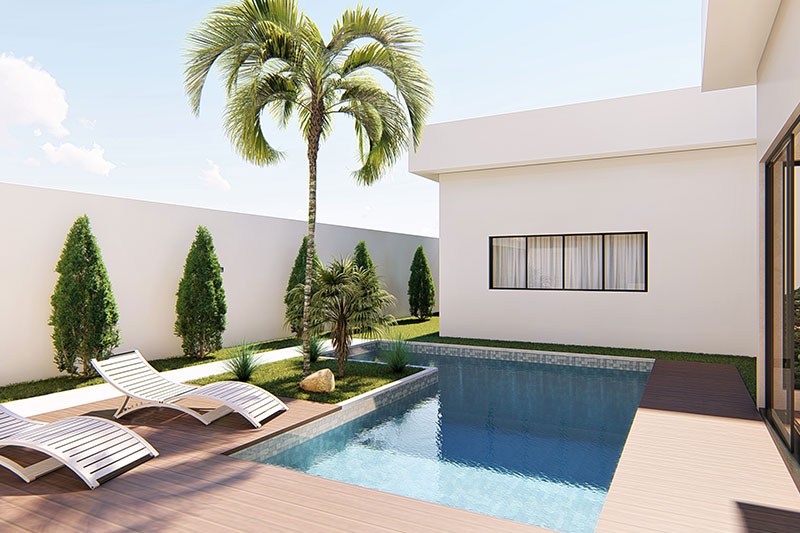 Modern mansion plan