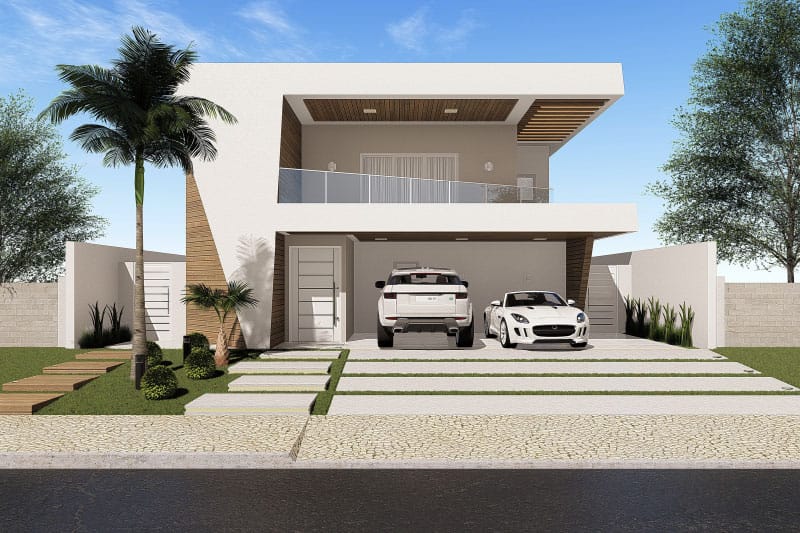 Contemporary townhouse plant