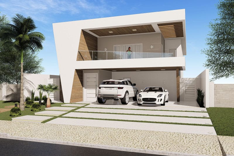 Contemporary townhouse plant