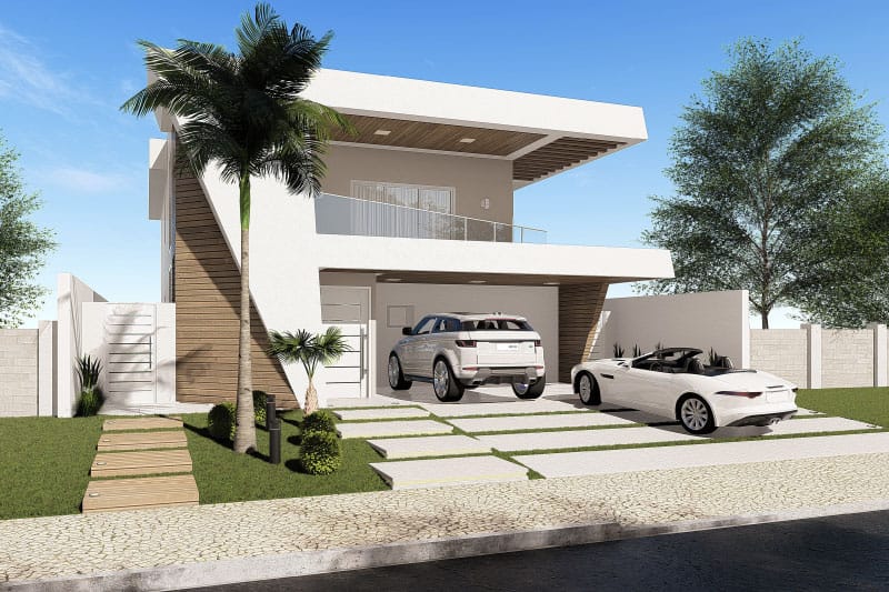 Contemporary townhouse plant