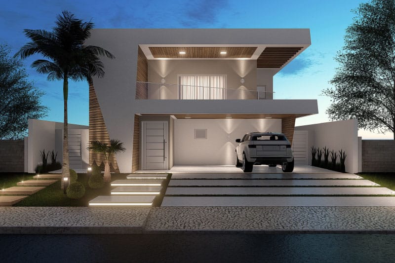 Contemporary townhouse plant