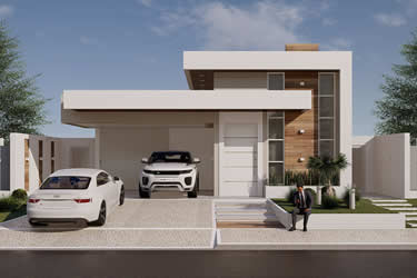 Project of modern with 3 suites