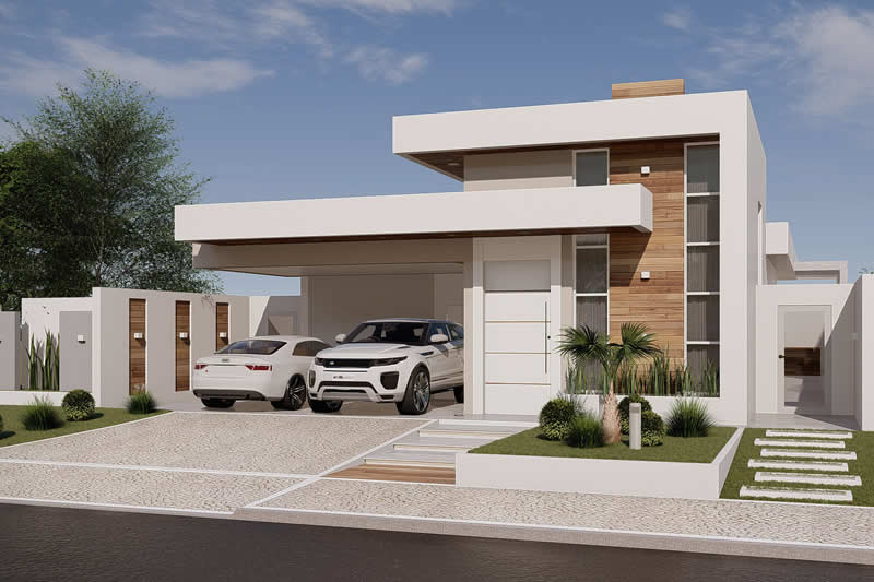 Project of modern with 3 suites