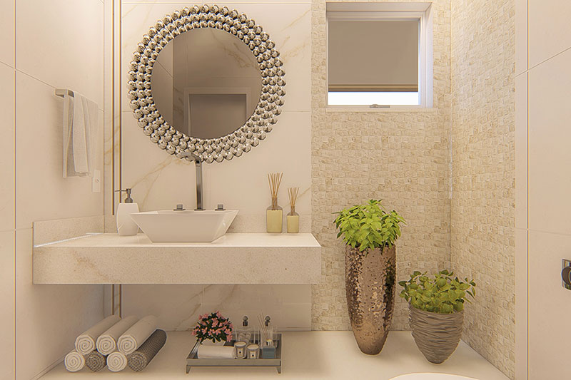 Project of modern with 3 suites
