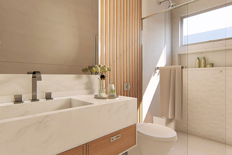 Project of modern with 3 suites