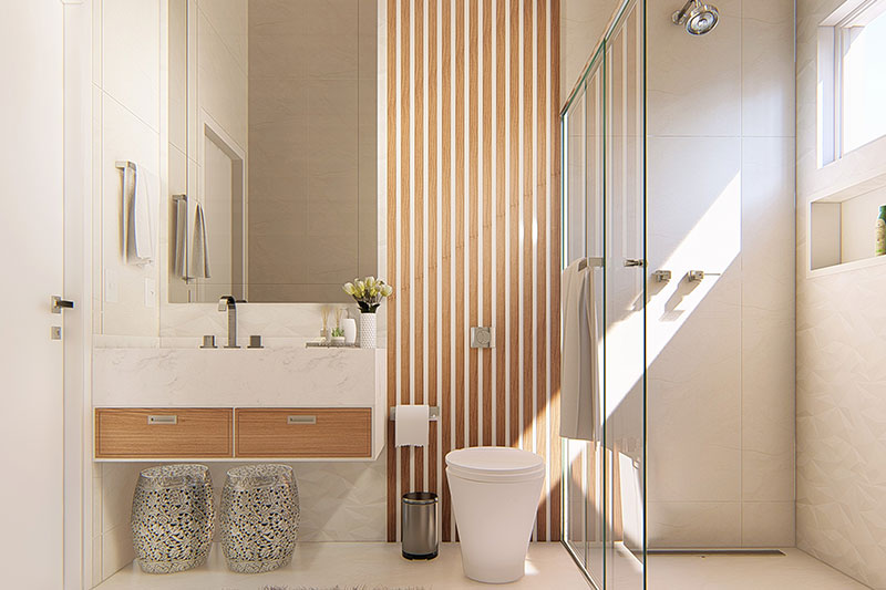 Project of modern with 3 suites