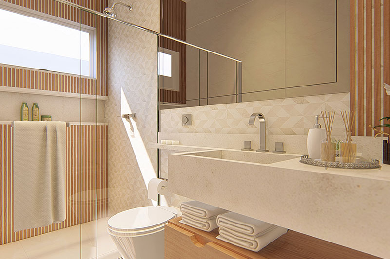 Project of modern with 3 suites