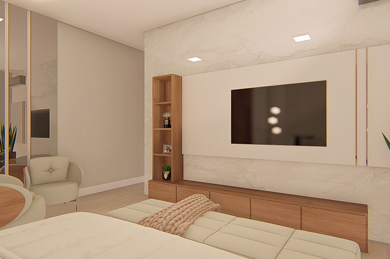 Project of modern with 3 suites