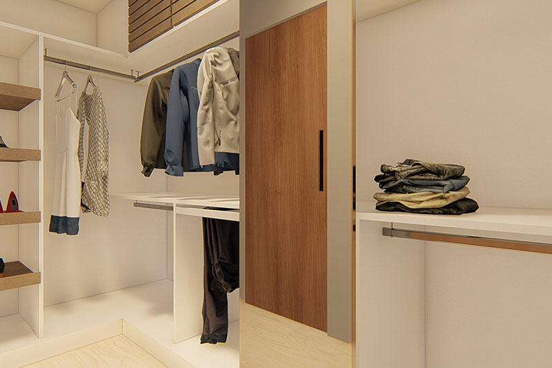 Project of modern with 3 suites